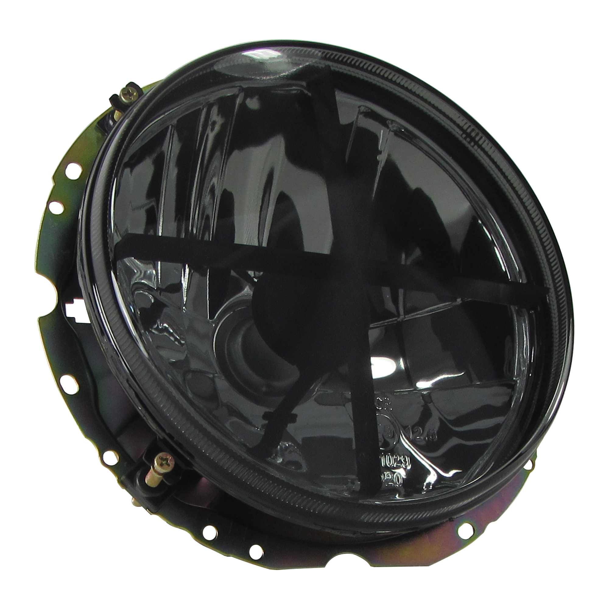 Zusatzscheinwerfer schwarz mit Fadenkreuz, passend für Golf I +