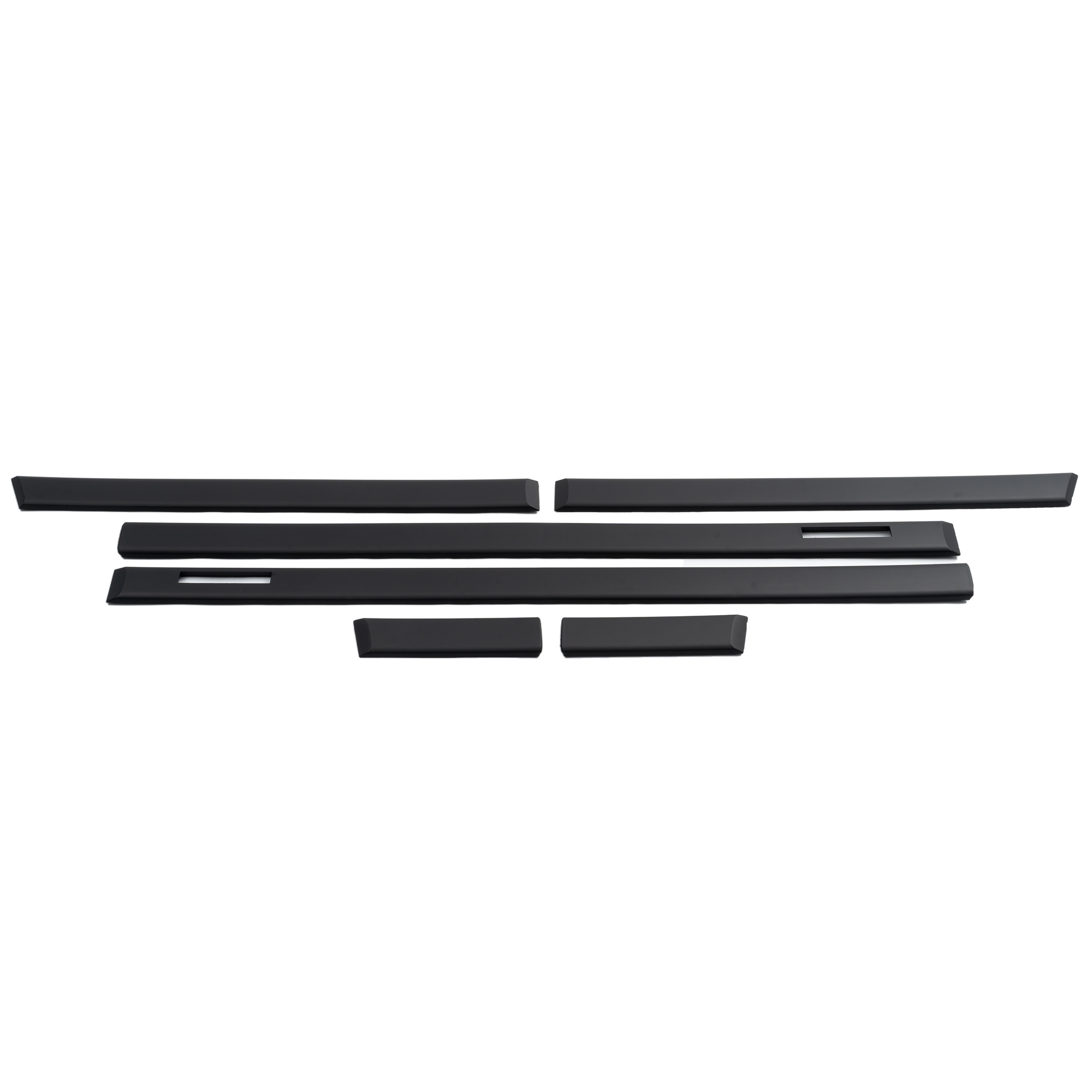 Seitenleisten Türleisten für E36 Limo Touring schwarz 6 teilig