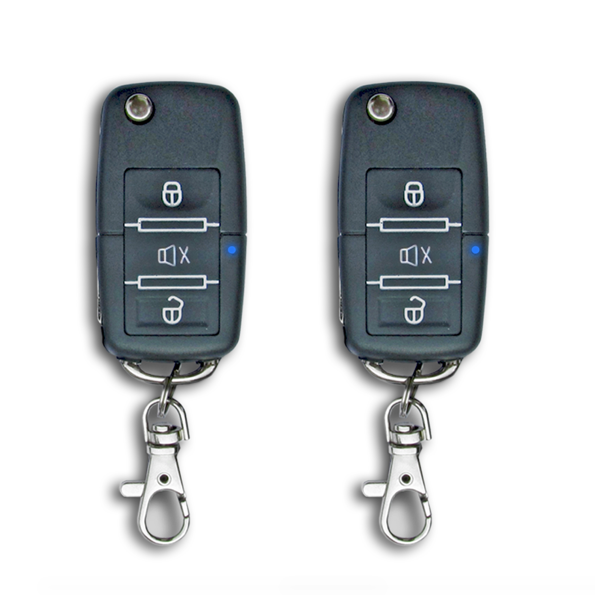 Qqmora Auto-Alarmanlage mit schlüssellosem Zugang, LCD-Display,  Multifunktions-Motorrad-Alarmsystem, automatische Verriegelung für