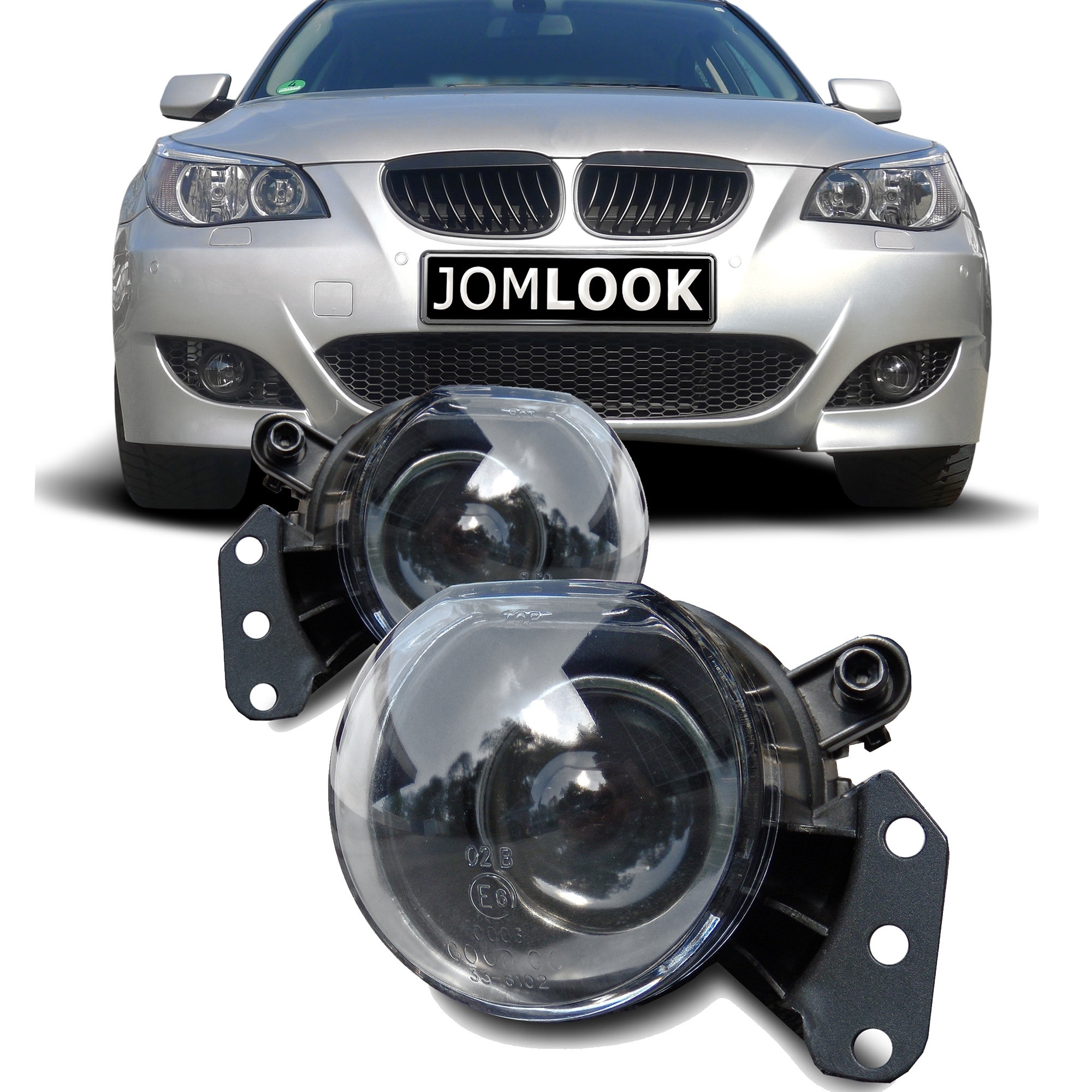 Nebelscheinwerfer Klarglas mit Projektor Linse passend für BMW E60