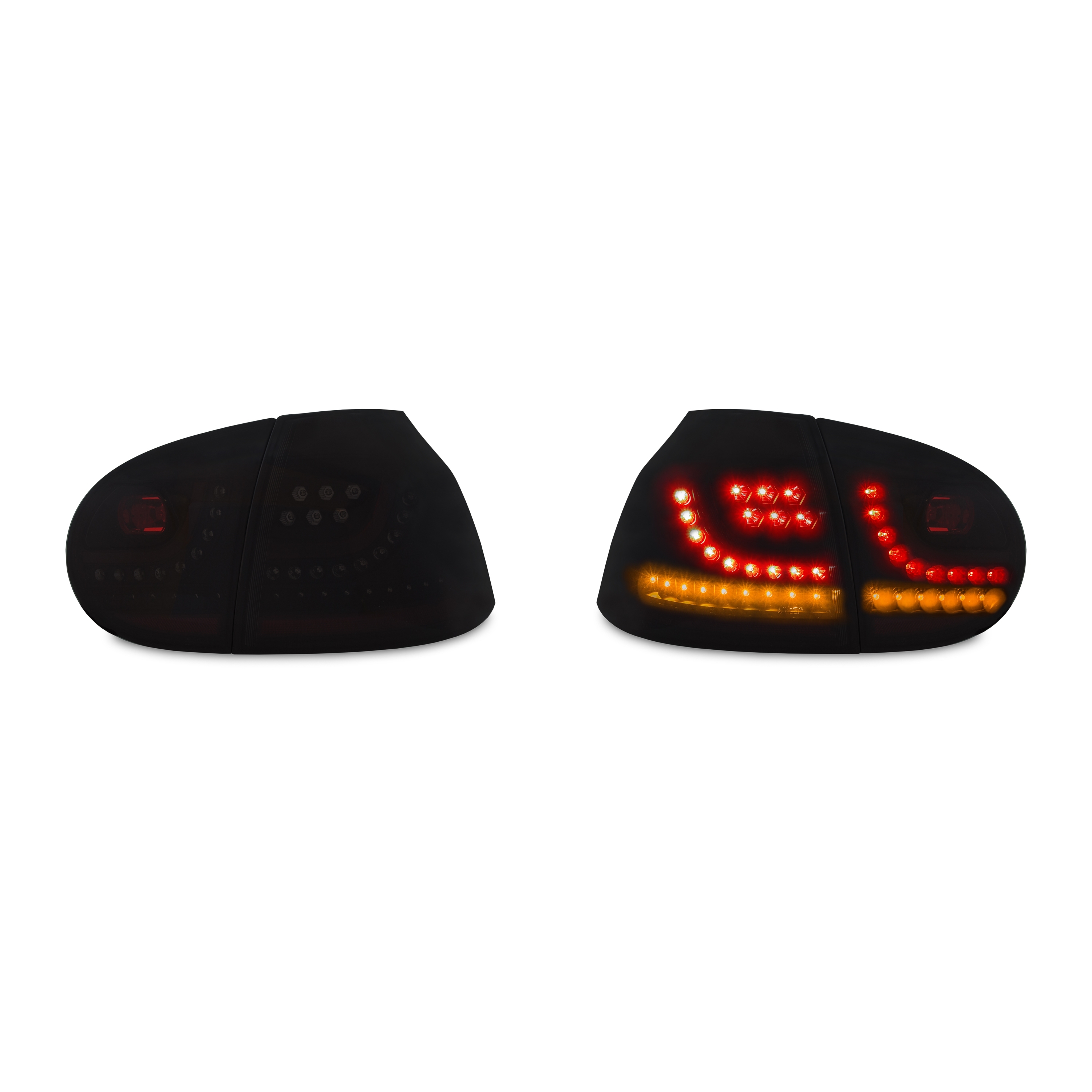 New Design LED Rückleuchten schwarz mit Dynamik Blinker passend