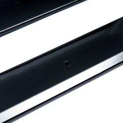 Side skirt extensions, black glossy suitable for BMW 5 Series F10, 2010-2017