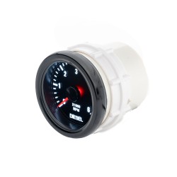 Gauge, RPM gauge, for DIESEL cars, 0~6.000RPM, black, Ø52mm