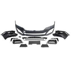 Front bumper BMW G30 LCI, 2020+, with holes for PDC suitable for BMW 5 Series G30 LCI, 2020-