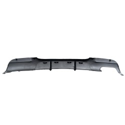 Rear diffuser, black glossy, twin exhaust outlet suitable for BMW 3 series E90/ E91 2005-2012