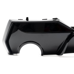 Rear diffusor, black gloss suitable for BMW series 4 G22/ G23 420/ 430 , Bj.: 2020-