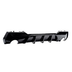 Rear diffusor, black gloss suitable for BMW series 4 G22/ G23 420/ 430 , Bj.: 2020-