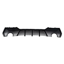 Rear diffusor, black gloss suitable for BMW series 4 G22/ G23 420/ 430 , Bj.: 2020-