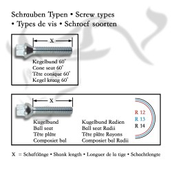 Spurverbreiterung Set 40mm inkl. Radschrauben passend für Mercedes SL (230)