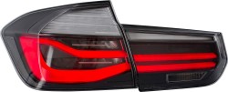 Rückleuchten mit LED-Lichtleiste und sequentiellen dynamischen LED-Blinkern passend für BMW F30 Limousine, 2011-2019