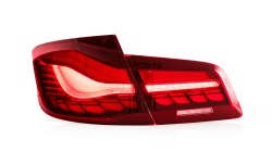 Rückleuchten, OLED/LED, mit sequentiellen dynamischen LED-Blinkern passend für BMW F10 Limousine, 2010-2017